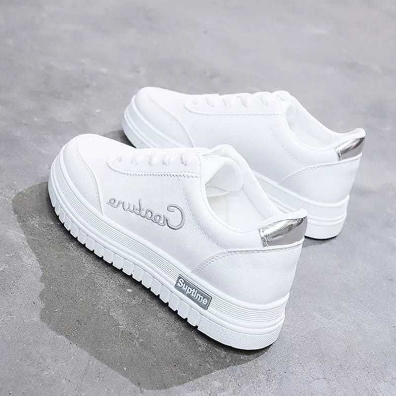 Sneakers Terbaru 2026 Running Sapatu Lari Sepatu Sekolah Cewe Kuliah Sepatu Putih Casual Sniekers Sp