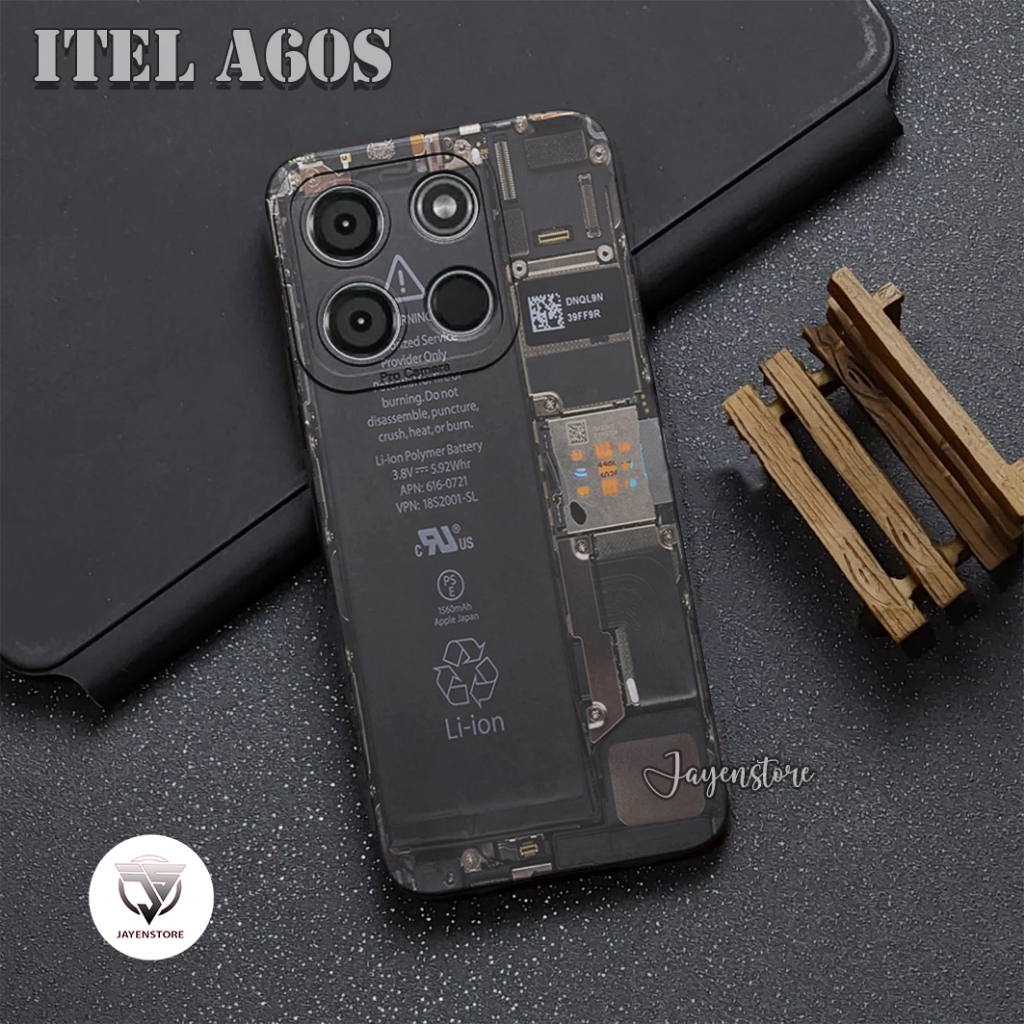 Softcase ITEL A60S Procamera Series Art Mesin Clasik 02 - Jayenstore79