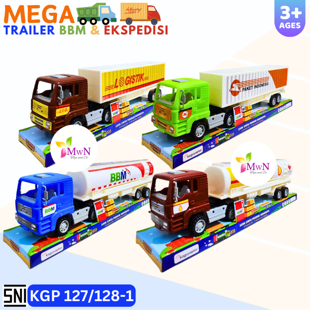 MWN Mainan Mega Trans Container BBM Ekspedisi KGP127/128
