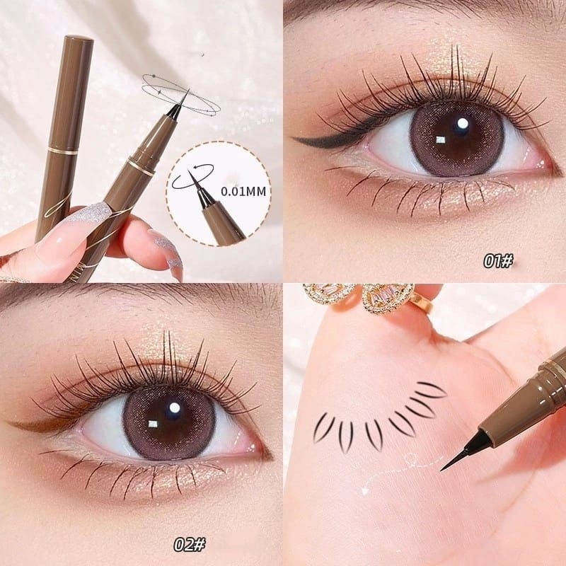 Eyeliner Douyin Sweetmint Waterproof Eyeliner Slim 0.1mm Sutra Tahan Air XX130