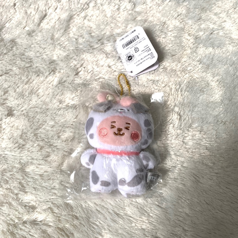 [READY STOCK] BT21 KEYRING COOKY DALMATION JAPAN LINE FRIEND JUNGKOOK COOKY