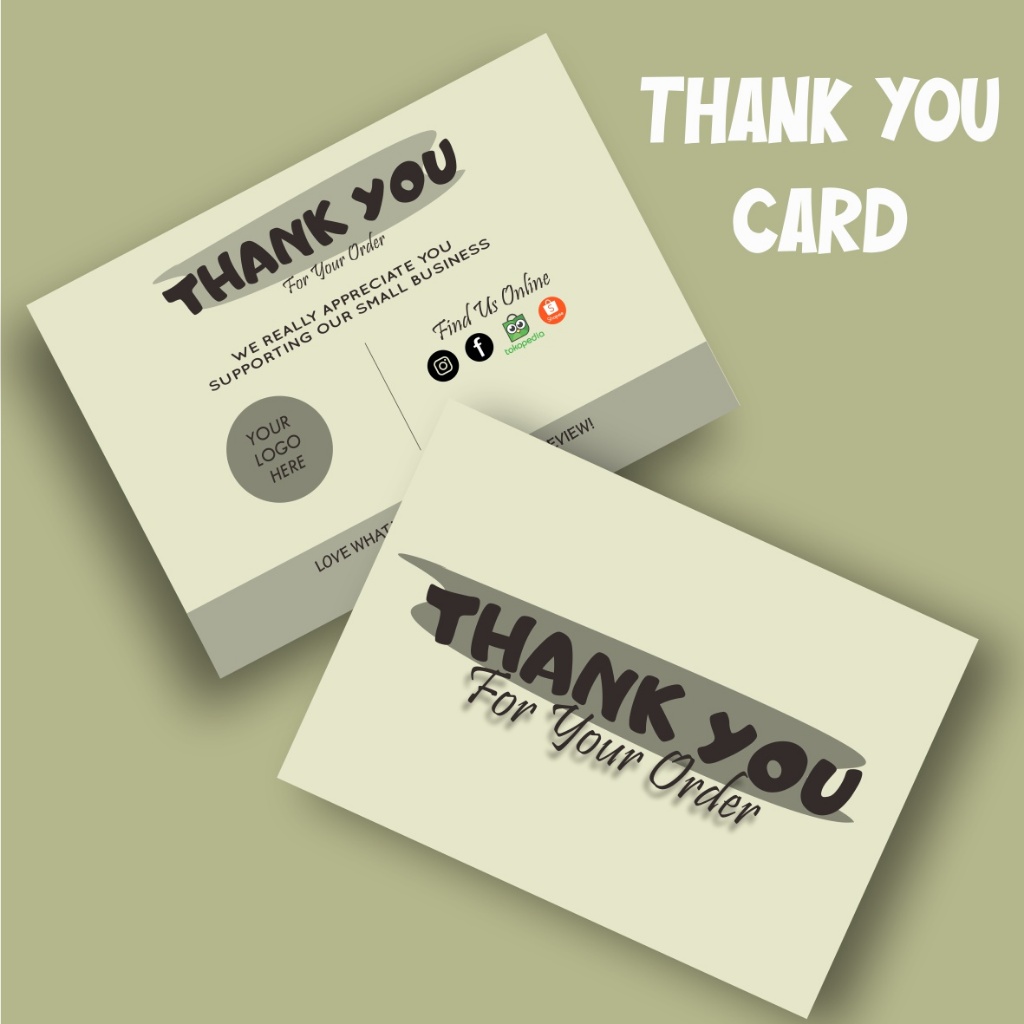 

THANK YOU CARD/KARTU UCAPAN UNTUK OLSHOP