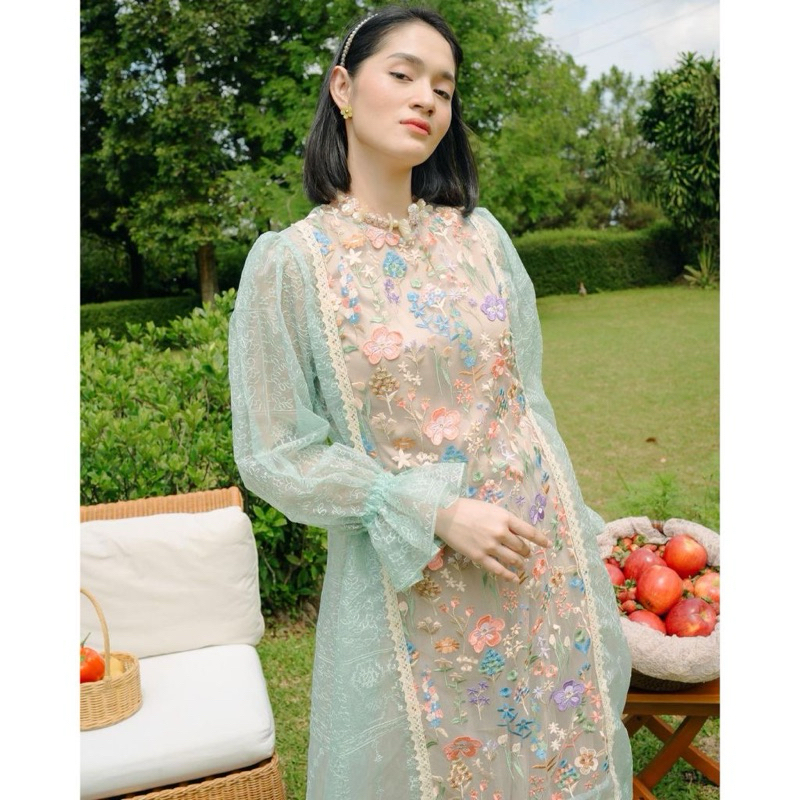 Ready Haidee & Orlin Soraia Ethnic Flowers warna green harga sesuai official