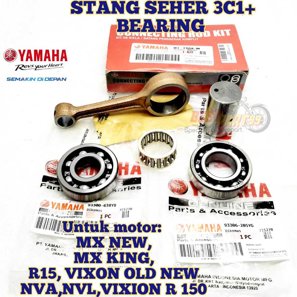 Stang Seher plus Bearing vixion Old/New Jupiter MX 135 New/Old) MX King R15 NVA NVL R150 3c1 ygp