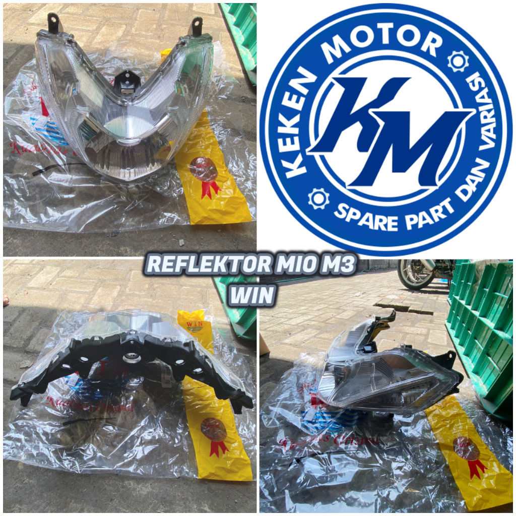 REFLEKTOR LAMPU DEPAN MIO M3 MERK WIN || REFLEKTOR MIO M3 || HEADLAMP MIO M3