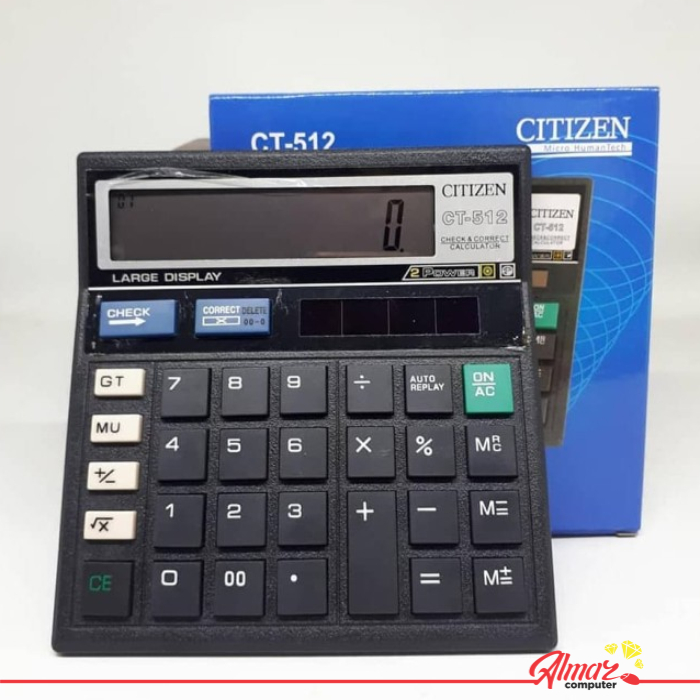 

Kalkulator 12 Digit / Calculator Citizen CT 512 - Citizen