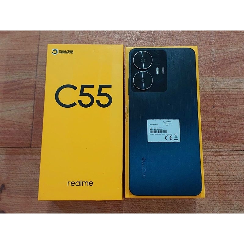 REALME C55 8/256 SECOND MULUS FULLSET ACC LENGKAP ORIGINAL