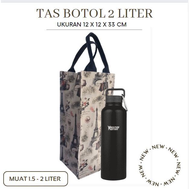 tas botol susu,tas tumbler 1000ml / tas botol tupperware 1 liter / tas air minum 1.5 liter
