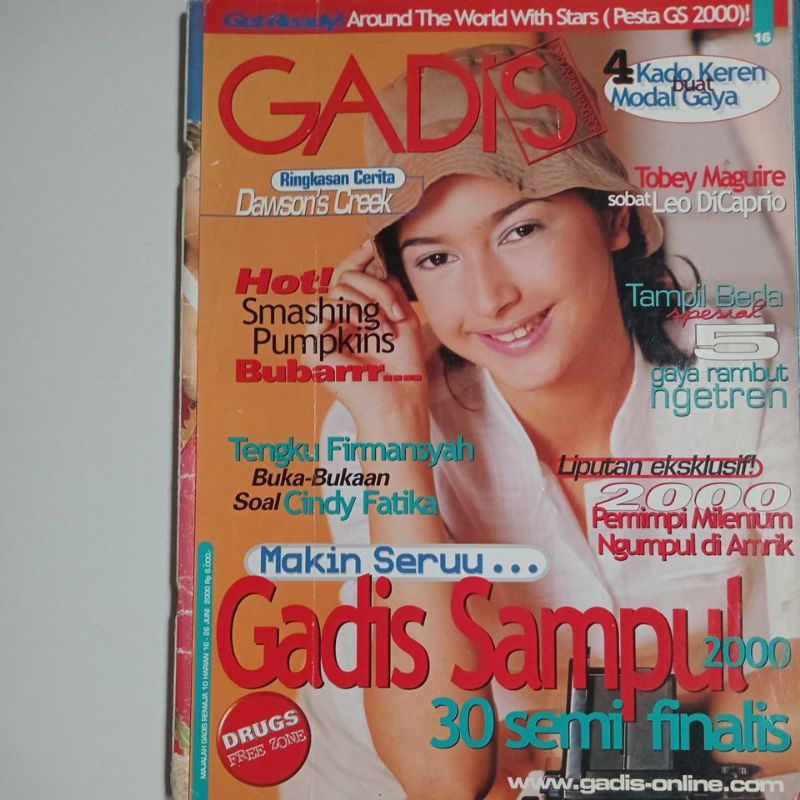 Majalah Gadis Tahun 2000 Cover Nabila Syakieb