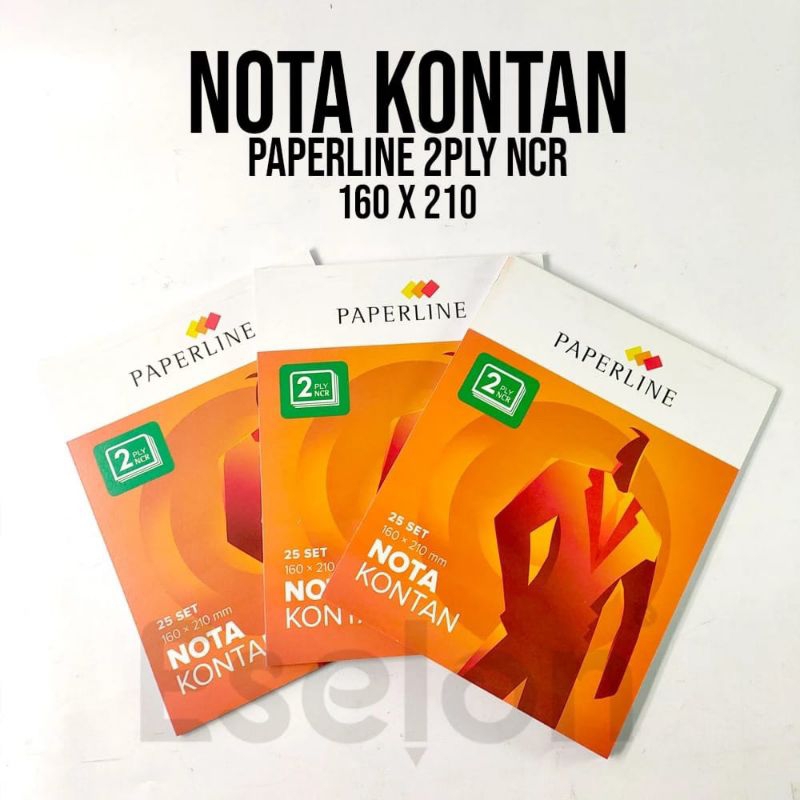 

Nota Kontan NCR Besar 2ply (NK B2) Paperline - Nota Paperline Besar 2 ply
