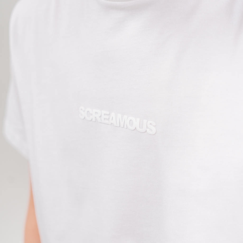 Screamous Kaos T-Shirt LEGEND TINY ON WHITE SNOW WHITE