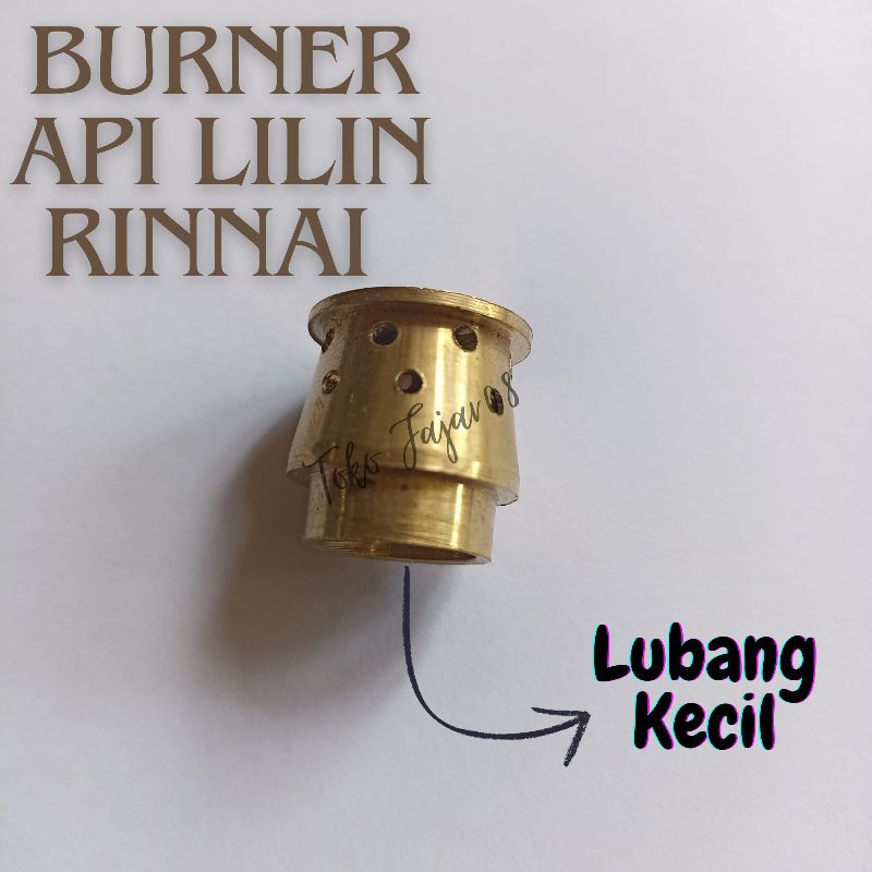 Burner Api Lilin Kompor Rinnai, Rinai Lubang Kecil