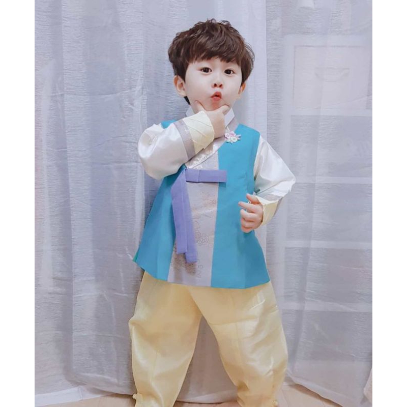 Hanbok Korea anak laki-laki
