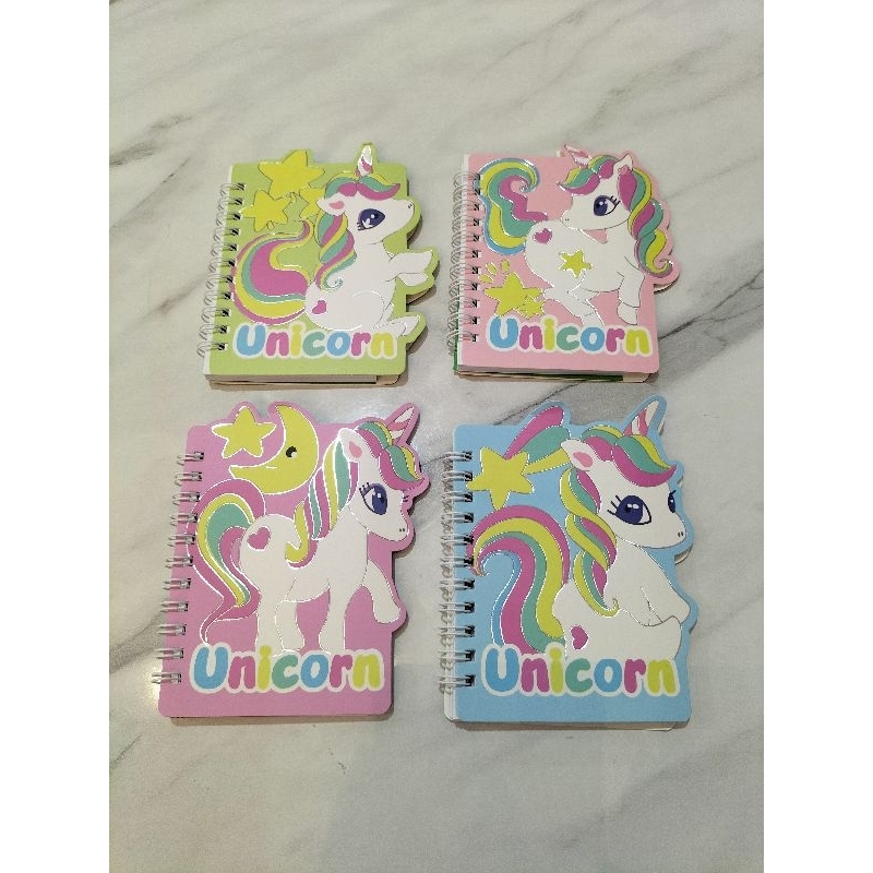 

V2_Spiral Book WB-95419 Motif Unicorn