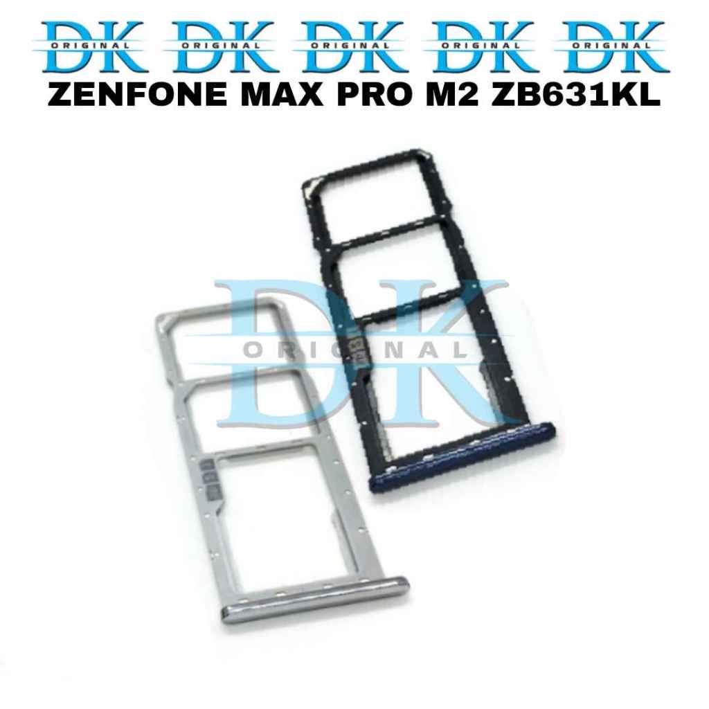 Sim Tray Asus Zenfone Max Pro M2 ZB631KL Tempat Kartu Slot Simtray Simlock