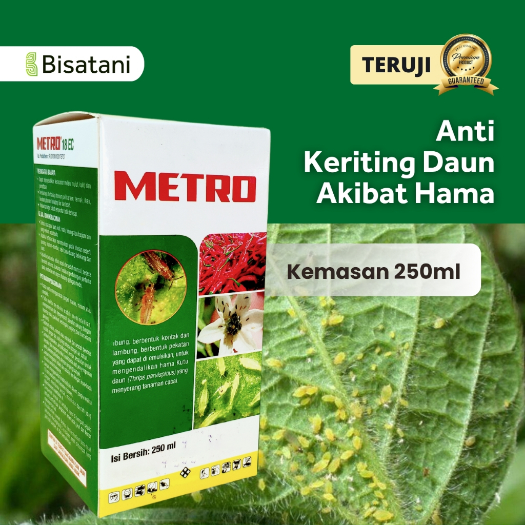 Insektisida Pestisida Kriting Keriting Daun Tanaman Cabai Cabe Kemasan 250ml