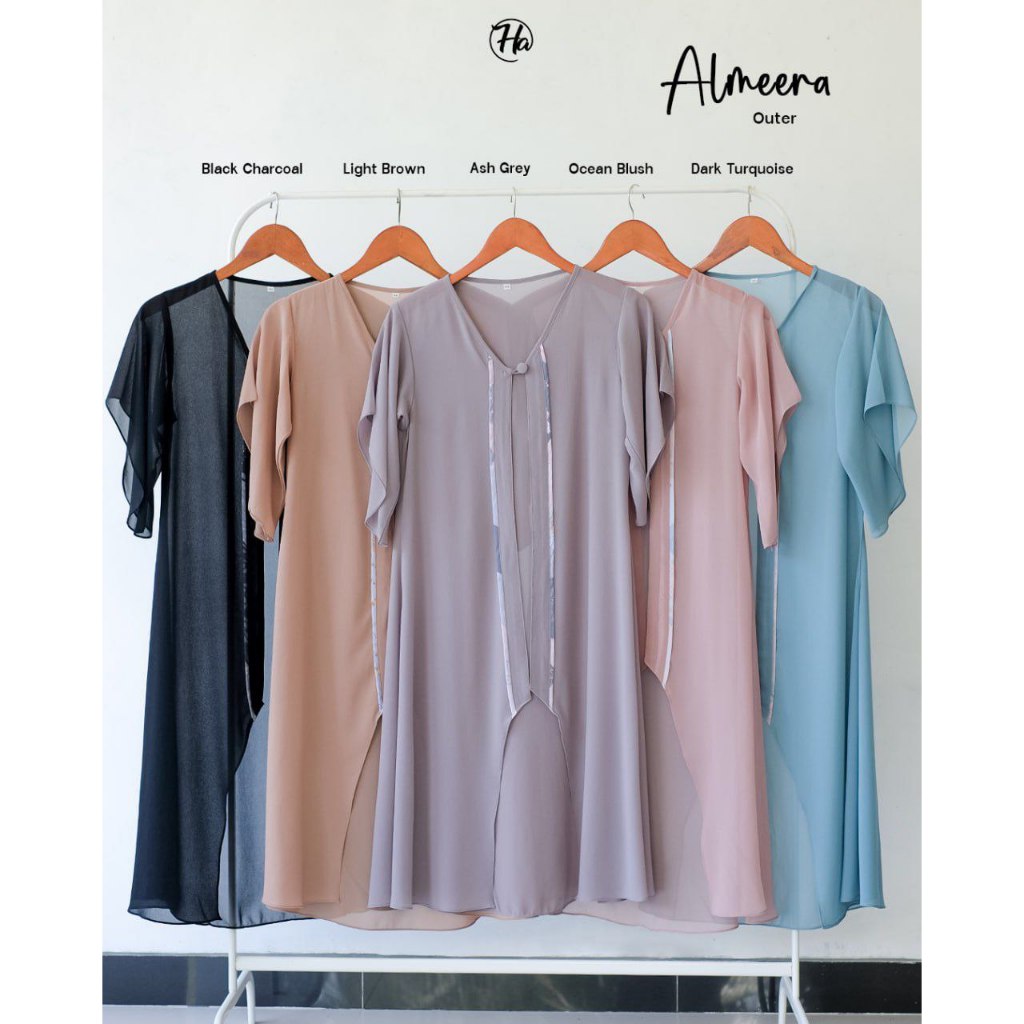 Outer Polos Kombinasi | Outer Ceruty Eklusif kekinian Terbaru | Outer Only Almeera