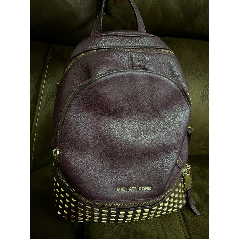 MK rhea backpack studded