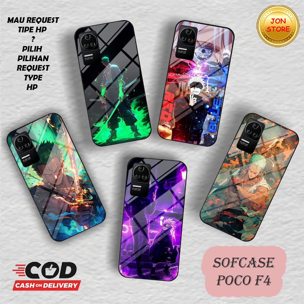 (QR 16) Sofcase Glossy -Case-Silikon CASING XIAOMI POCO F4 OPPO RENO 8T 4G 5G OPPO A57 2022 A77S OPO