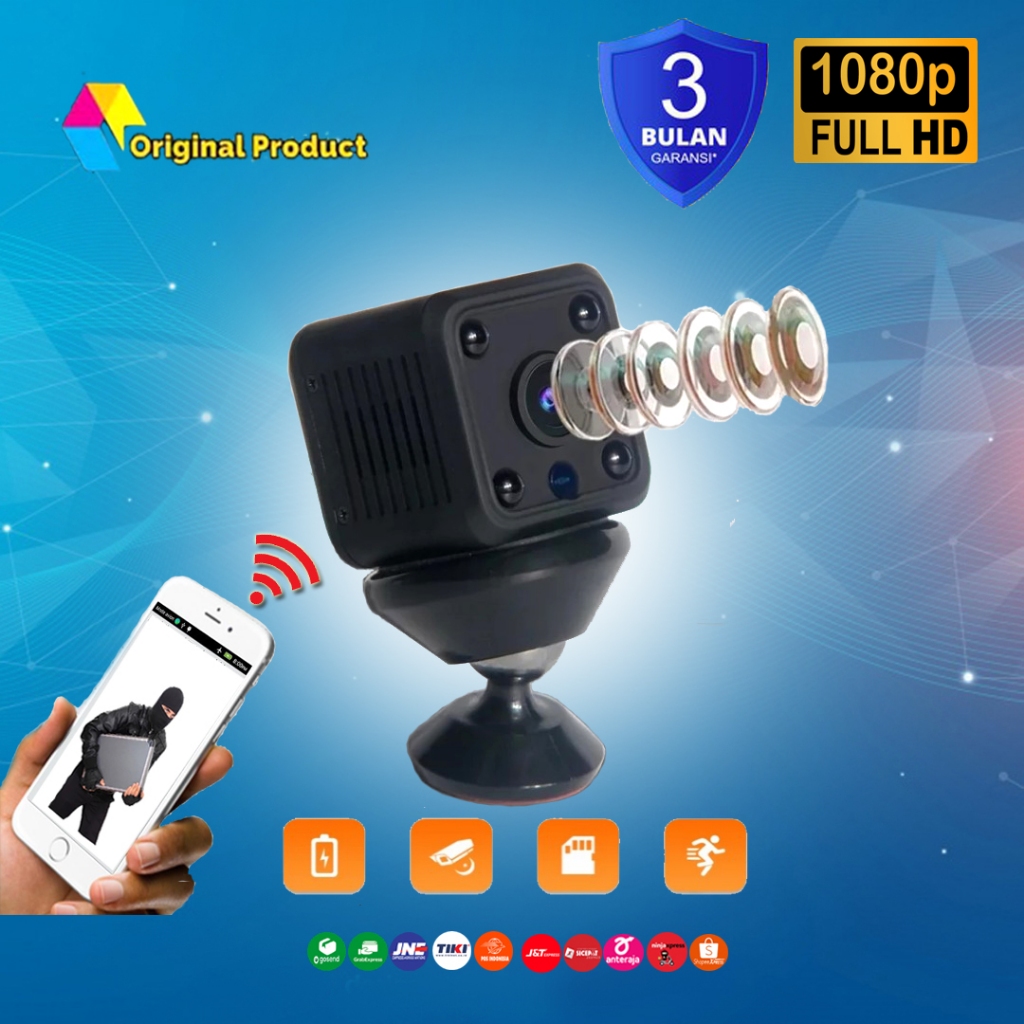 Spy Cam Wifi Original /camera mini/ Kamera Tersembunyi / Camera wireless / kamera Mini Dv / Spy Nigh