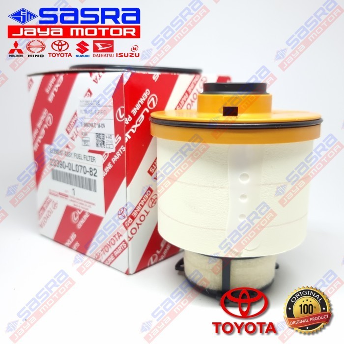 Fuel Filter/Solar ORI FORTUNER VRZ|INNOVA REBORN DIESEL Toyota Genuine Parts - TYT.23390-0L070-82