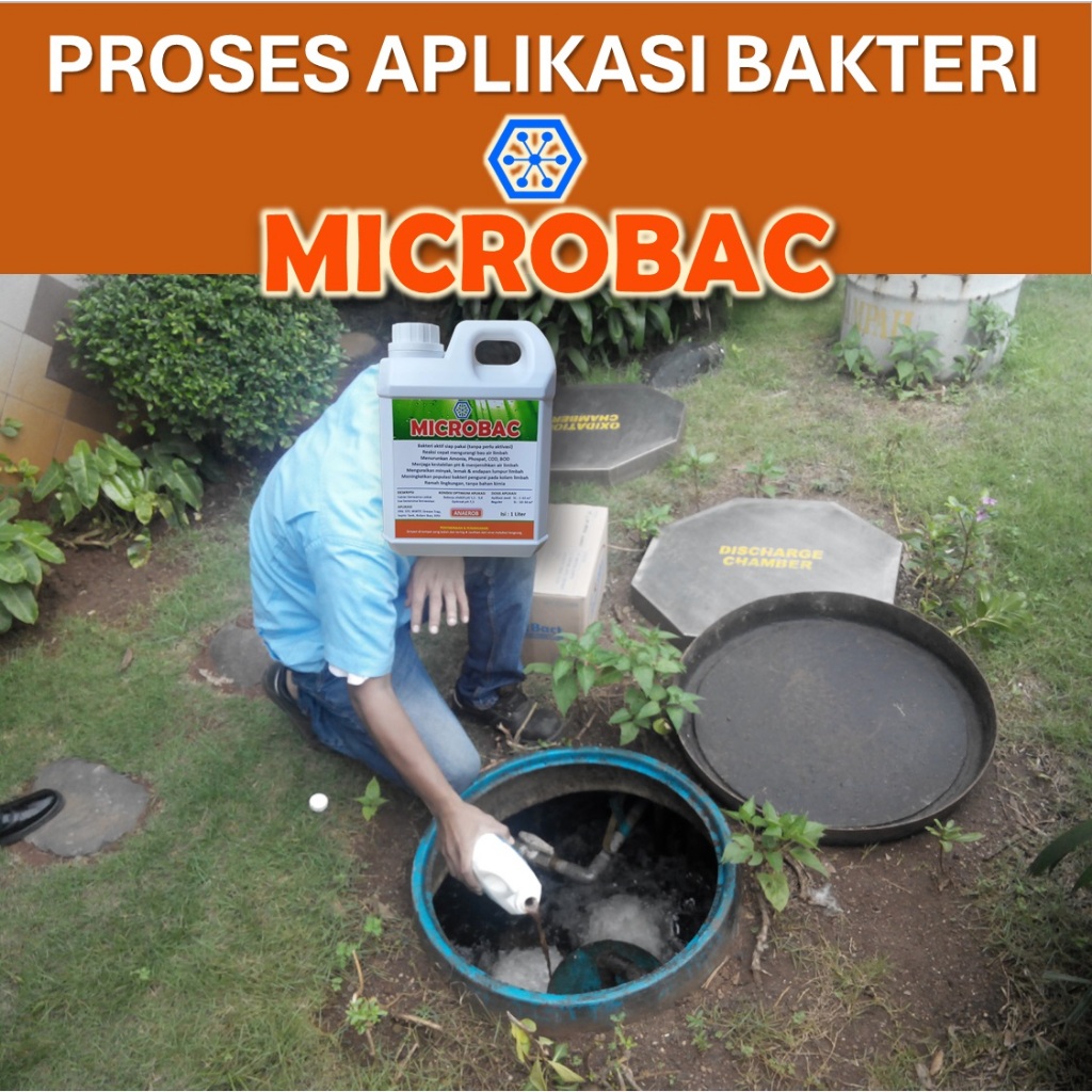 Bakteri Anaerob Cair Organik Microbac Pengurai Limbah 1 Liter
