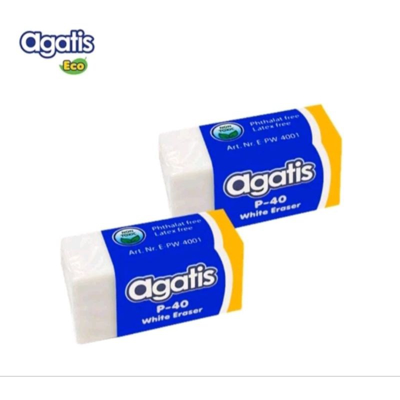 

Penghapus Eraser Putih Hitam Kuning Orange merk STAEDTLER AGATIS