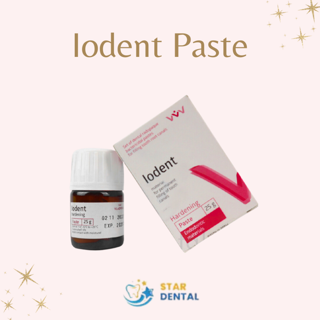 Endodontic dental material IODENT Paste 25gr