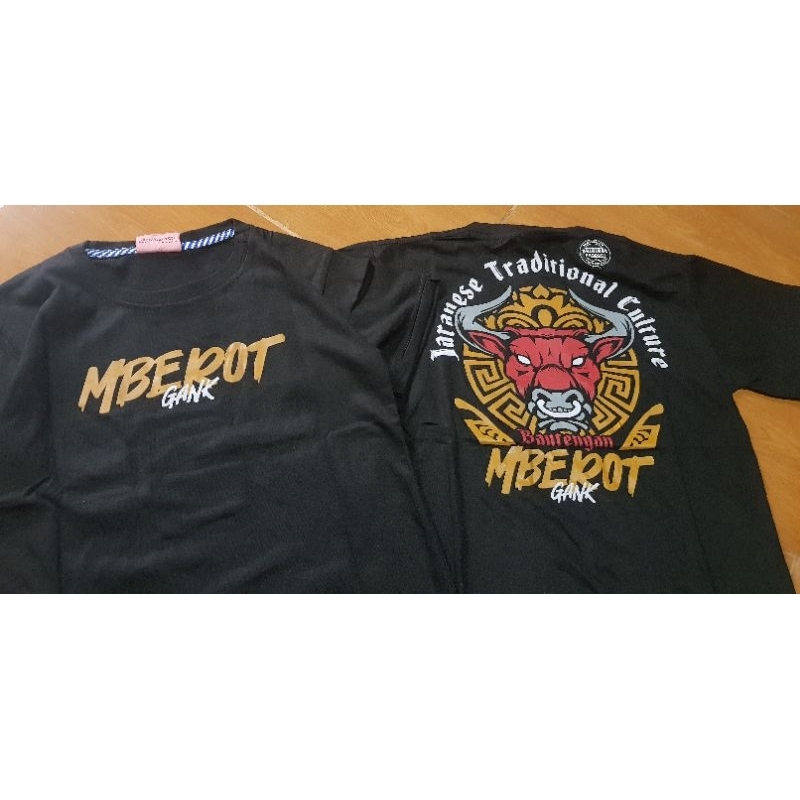 kaos anak tshirt bantengan anak laki laki perempuan kaos kesenian bantengan mberot