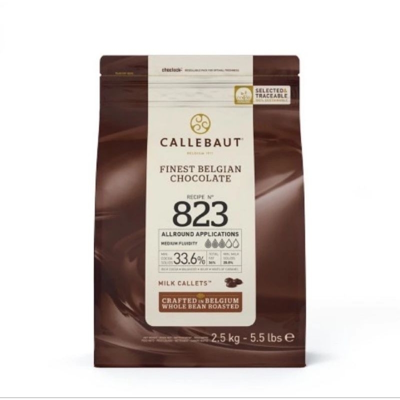 

Callebaut Finest Belgian Chocolate Milk Callets 2,5 Kg