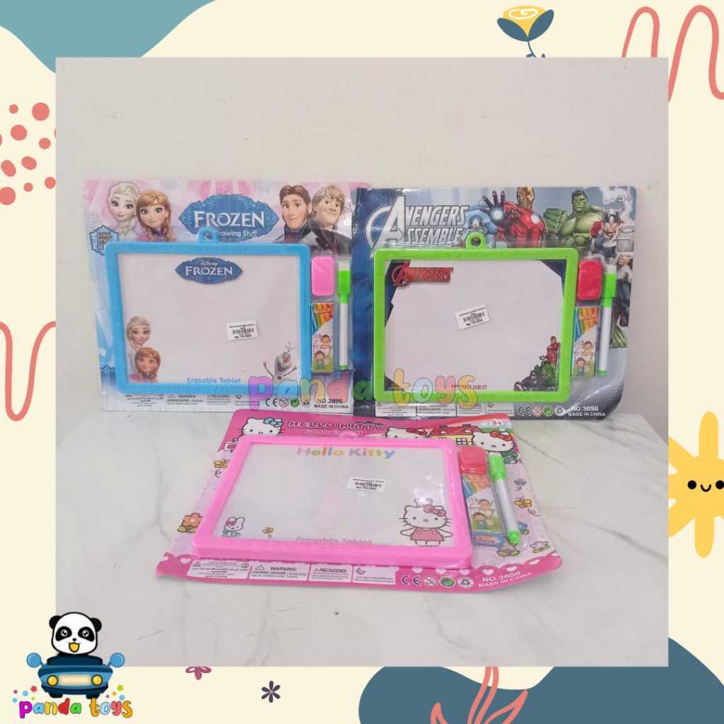 

MAINAN WRITTING BOARD SPIDOL 3698 PAPAN TULIS HITAM PUTIH BOLAK-BALIK