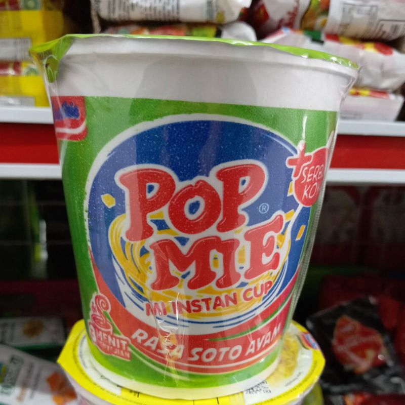 

Pop Mie Rasa Soto Ayam 77gr + serbuk koya