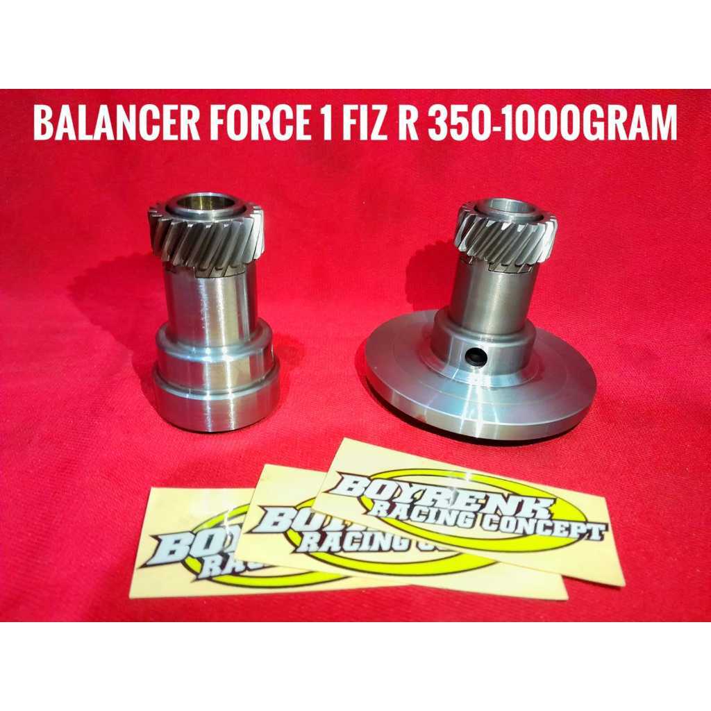 BALANCER KOPLING FIZR FORCE 1 KRUK AS PANJANG BERAT 350-1000 GRAM - BOYRENK RACING