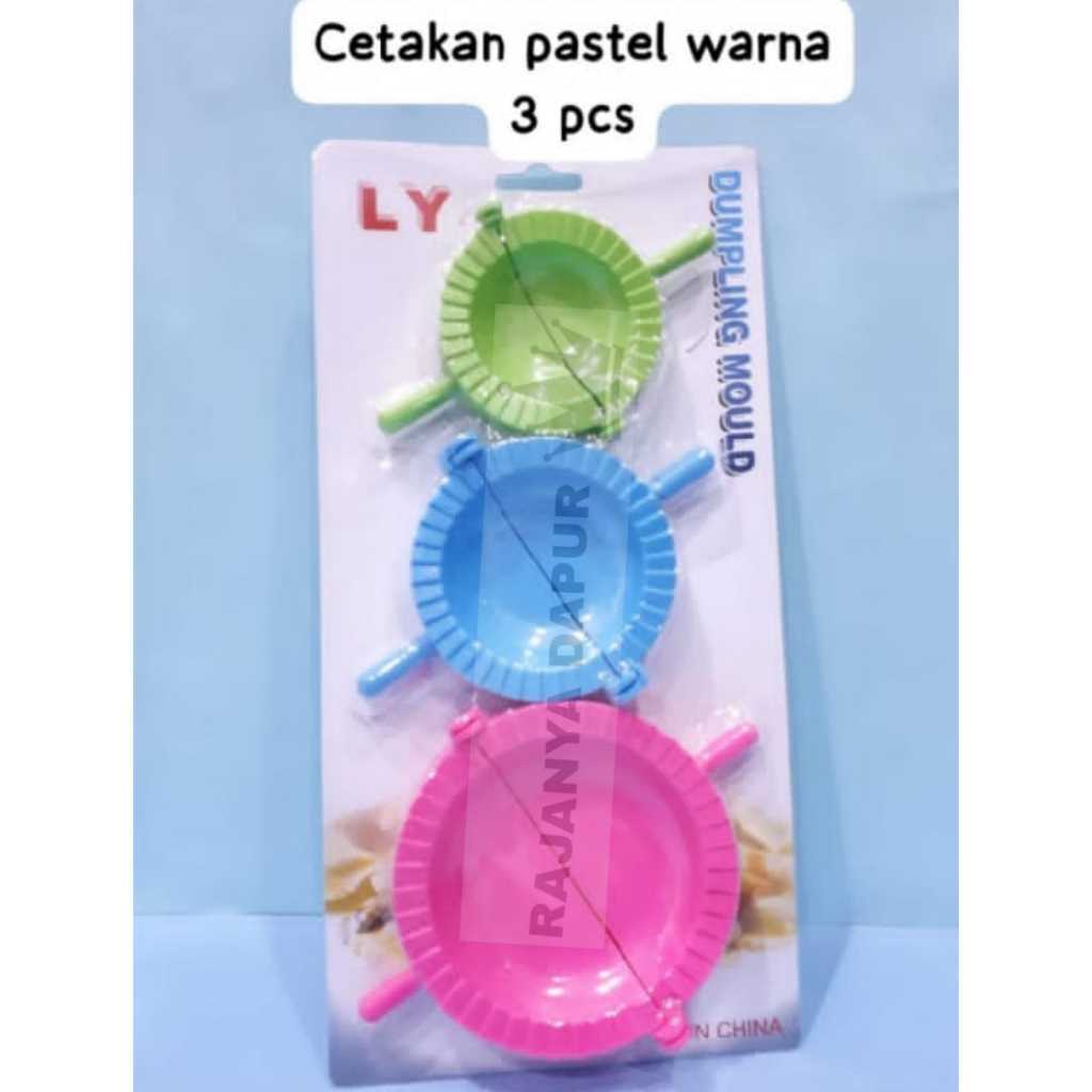 Cetakan Pangsit Pastel Dumpling Plastik 1 Set 3Pcs Cetakan Pastel 3Pcs - cetakan pastel 3 in 1