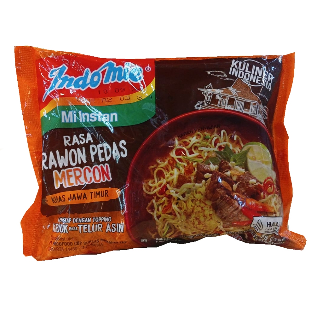 

INDOMIE RASA RAWON PEDAS MERCON KHAS JAWA TIMUR 5x75g