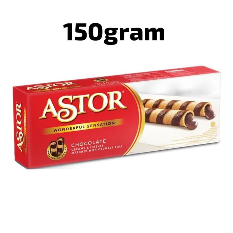 

Astor Cokelat Wafer Roll Kotak // Astor Double Cokelat 150gr