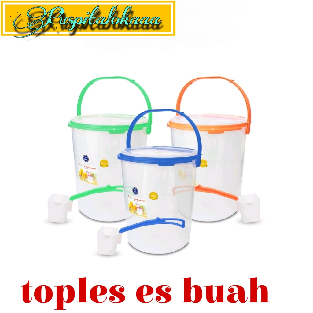 TOPLES SHINPO PLASTIK TEMPAT PENYIMPANAN MINUMAN + GAYUNG 20 LITER