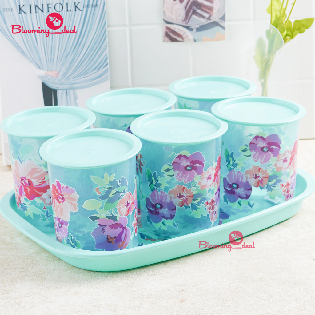 Calista Tobaki Toples Kue Lebaran Set 7 in 1 / Toples Ramadhan / Toples Lebaran dan Nampan