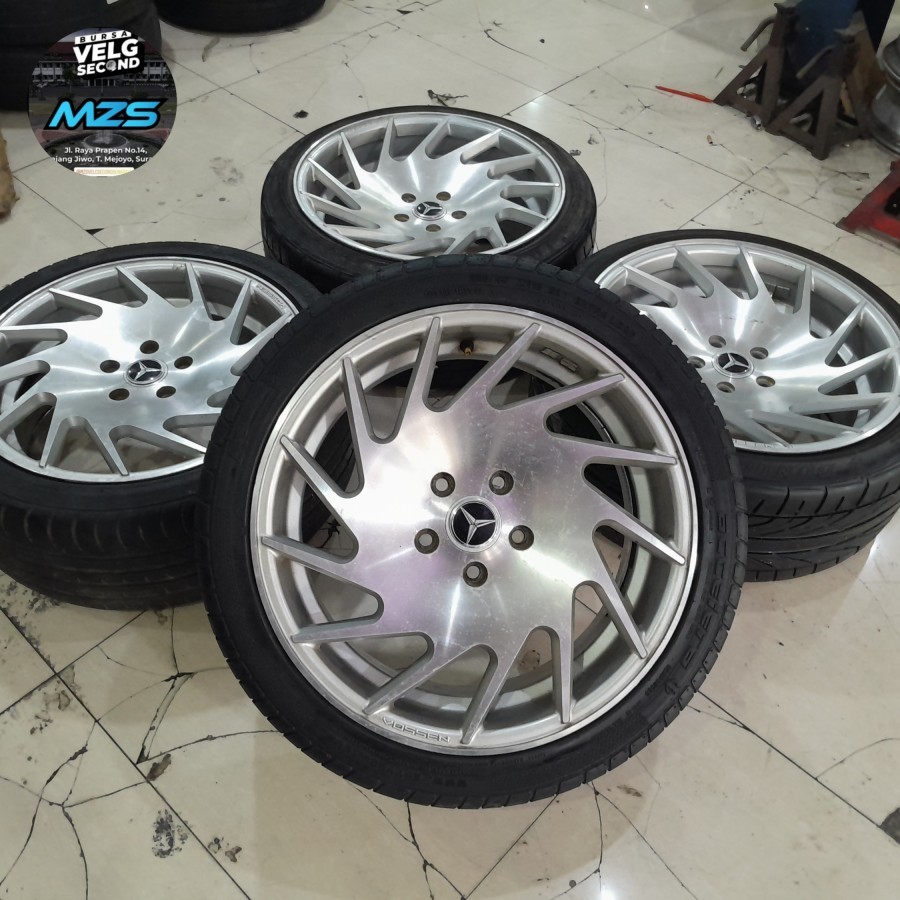 VELG MOBIL SEKEN R18 VOSSEN VLE R18X8-9 5X112 ET40 BAN BONUSAN 225 40 R18