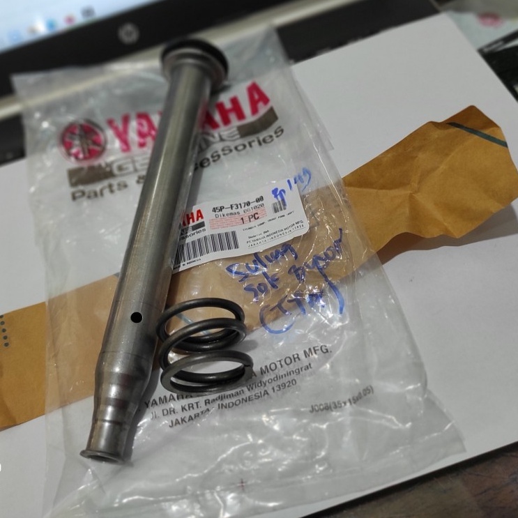 SULING SKOK SHOCK SOK DEPAN CYLINDER COMP., FRONT FORK YAMAHA BYSON ORI YGP YAMAHA/ 45P-F3170-00