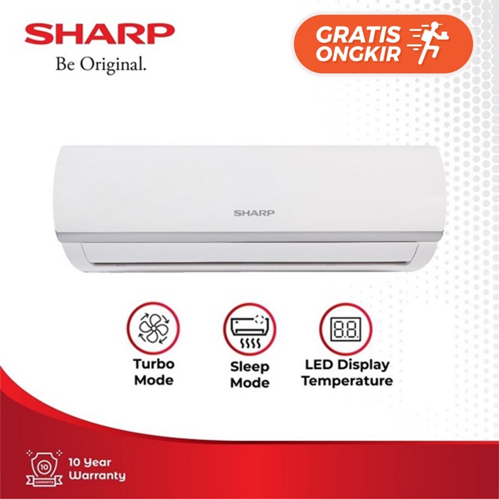 AC SHARP AH-A5ZCY + PASANG / 5 ZCY AC SPLIT 1/2 PK STANDARD