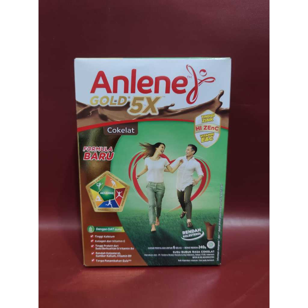 

Anlene Susu Gold 5X Rasa Coklat 240G