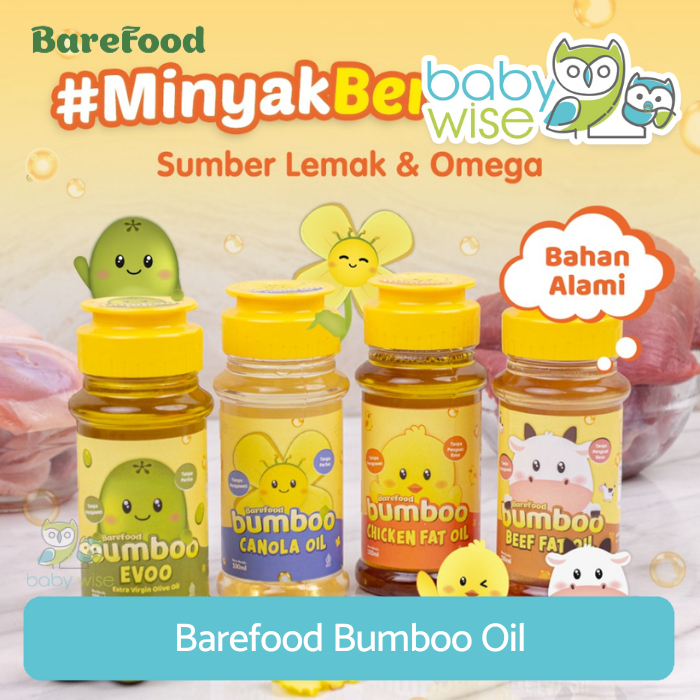

Barefood Bumboo Oil - Minyak MPASI BB Booster