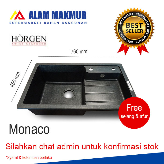 Horgen kitchen sink monaco