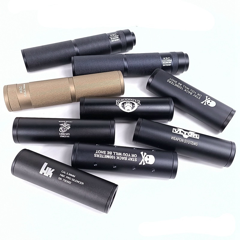 Silencer KSC WGG AEG Metal 14mm CCW WGB - Metal Silencer Premium KSC