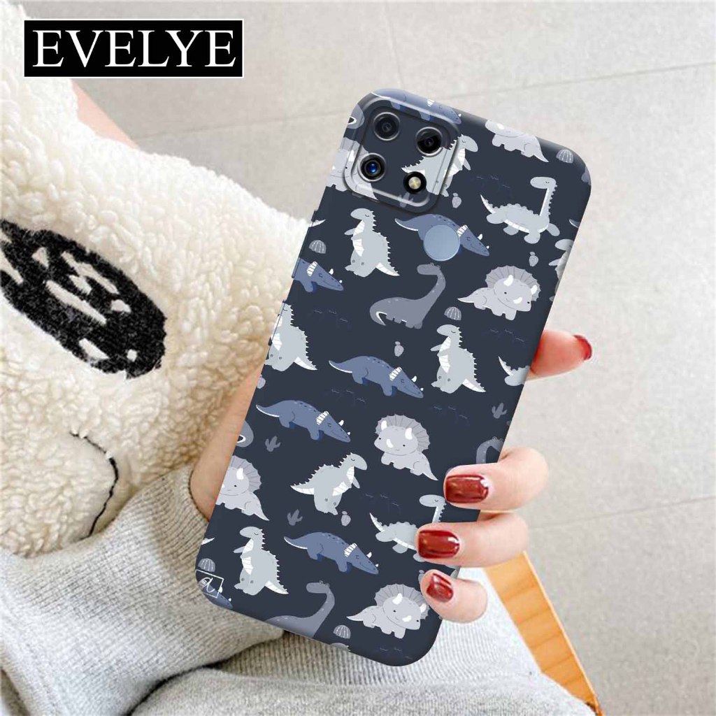 Soft case Hp REALME C25 - EVELYE - Fashion Case Aesthetic - Silicon - Pelindung Belakang Handpone - 