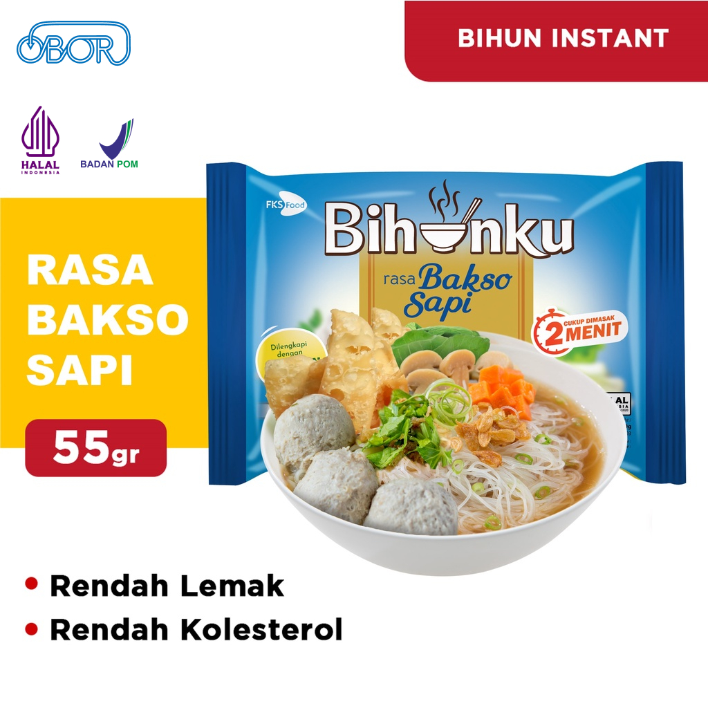 

Bihunku Bakso Sapi 55 gr | Bihun Instant | Vermicelli | OBOR FOOD