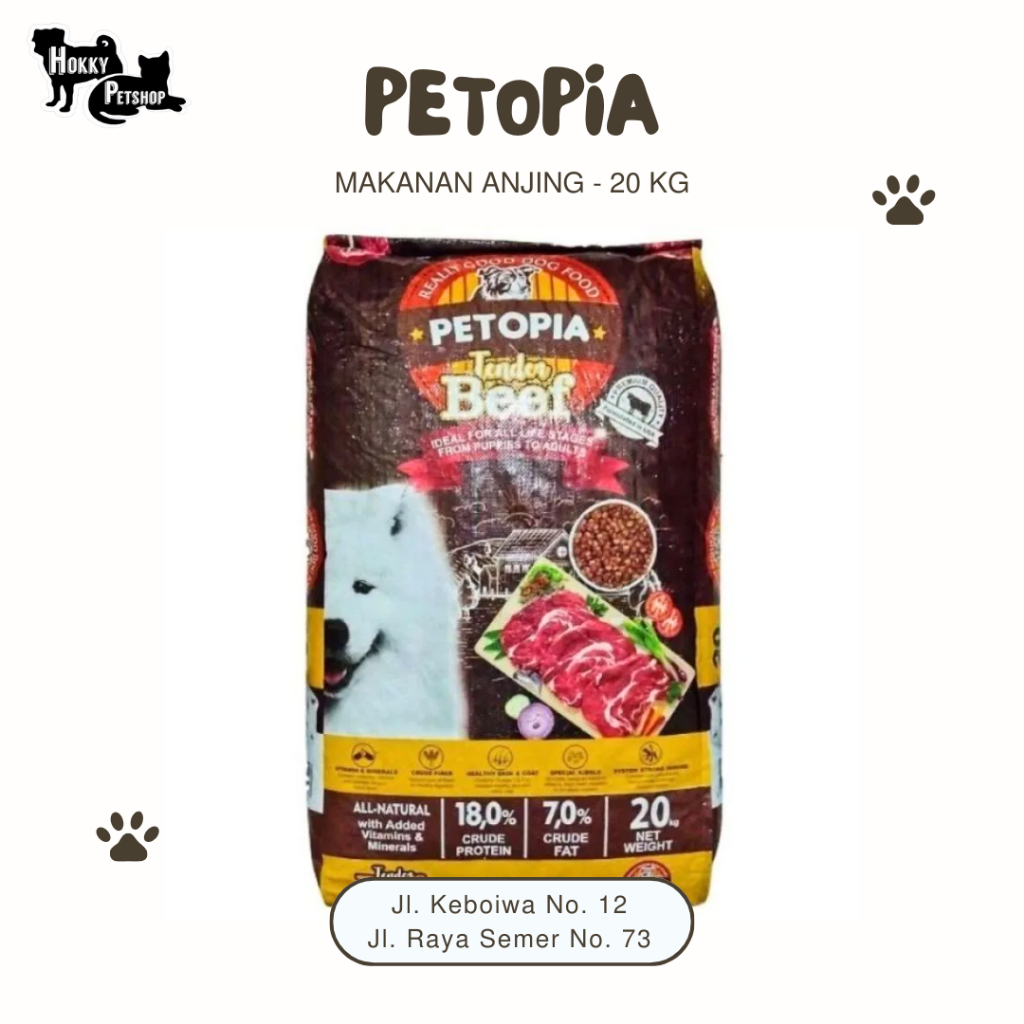 Makanan Anjing Petopia 20 kg / Makanan Anjing Murah / Makanan Anjing