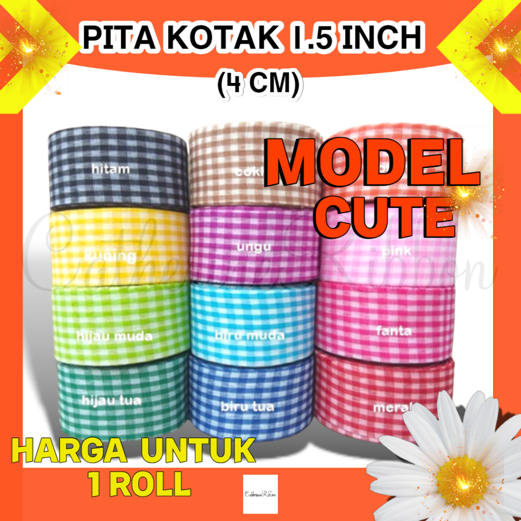 

PITA KOTAK 1.5 INCH (4 CM) PANJANG 20 YARD (18 METER)