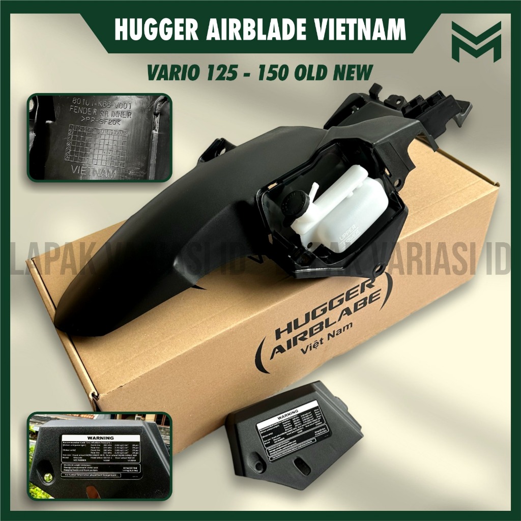 Hugger Spakbor Kolong AIRBLADE motor VARIO 125 150 OLD NEW ( PNP 2012-2023 )  PCX CBU / PCX 2018  VA